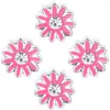 Charms 20st Emamel Plant Daisy Flower Floating Handmade Cherry Bloom Pendant smycken Tillbehör