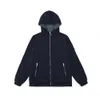 2023 Autumn/winter New p Family Men's and Women's Versatile Casual Reversible Hooded Jacket Charge Coat