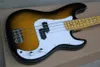 Wysokiej jakości Tabacco Sunburst 4 strun Jazz Electric Guitar Guitar Baswood Body Maple Neck Surphing Chrome Hardware