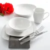 Plates Gibson Home Hill 30-Piece Dinnerware Set White Dinner Plate China