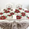 Table Mats Q1JA Linen Country Outdoor Christmas Party Decoration Square Placemat
