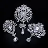 Broches Broches WEIMANJINGDIAN marque beaucoup de 6 cristal clair brillant bricolage Bouquets de mariage décor broches ensemble broches Kit 230411