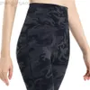 Desginer Aloo YogaOriginPantalon de fitness taille haute et levage des hanches pour femme Collants de sport camouflage Printemps et automne Pantalon d'entraînement de course