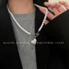 Ontwerper Viviene Westwoods Geavanceerde keizerin-weduwe Saturnus Paperclip Parelketting Oorbelaccessoires Lichte luxe stijl Gepersonaliseerd Klein en populair ontwerp