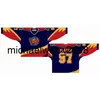 Kob Weng Go Aangepast 1988 89-1995 96 OHL MENS Dames Kids Wit Red Oranje Blue Stiched Erie Otters S 2013 14-2015 16 Ontario Hockey League Jersey