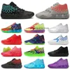 MB.01shoesOG Chaussures à roulettes Marque Discount Lamelo Ball Shoe MB 01 Rick Et Morty Chaussures de basket-ball pour hommes Queen City Rock Ridge Rouge Buzz Violet Blanc Argent