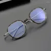 Sunglasses Frames Eyeglasses Men Japan Handmade Titunium Optical Square Glasses Frame Model GMS011 Women Prescription Shades