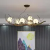 Kronleuchter Nordic Branch LED Wohnzimmer Kronleuchter Retro Moon Art Pendelleuchte Kreative Persönlichkeit Schlafzimmer Restaurant Leuchten Lichter