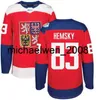 Vin Weng World Cup of Hockey Republic Jersey David Krejci Tomas Hertl Frolik Voracek Sobotka Kempny Pastrnak Wch Hoceky Jerseys