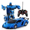 ElectricRC Car 2 in 1 Electric RC Car Transformation Robots Children Boys Toys Outdoor Remote Control Sports Deformation Car Robots Model Toy 231110