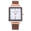 Polshorloges 2023 Fashion Casual Women Watches Luxury Alloy Alloy Belt Ladies PolsWatch Clock voor Rose Gold Quartz Watch Relogio Feminino