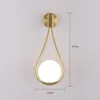 Wall Lamps Nordic Lamp Modern Personality Metal Sconces Living Room Bedroom Fashion Minimalist Golden Droplets Lights
