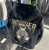 Herrjackor designer tech vinter mink plysch män kvinnor tjocka varma rockar mode lilla björn guld stämpel kappa bokstäver broderi outwear sportkläder t230412