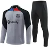 23 24 Barcelona voetbal TRACKSUIT barca voetbal heren en kinderen SET volwassen jongens LEWANDOWSKI PEDRI TRAININGSPAK 2023 2024 Barcelona trainingspak trainingspakken outfit