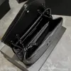 LOULOU أعلى جودة مصمم الحقائب كبيرة الكتف سلسلة حقائب صغيرة المحافظ جلد طبيعي Grosgrain الفاخرة رسالة حقائب اليد محافظ مصمم crossbody