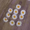 Fiori decorativi Teste di testa di fiore margherita Gerbera Decorazioni finte artificiali Artigianato per feste Tessuto Damigella d'onore Mini riempitivi Vaso di seta