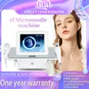 RF Facial Beauty Microneedle fractional RF Microneedling Device Radiencency Medical 2 in 1 with Cold Hammer