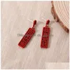 Dangle Chandelier Estilo Chinês Vintage Vermelho Todos os Melhores Brincos de Carta Para Mulheres Data Loja Anual Jóias Étnicas Dr Dhgarden Dh63H