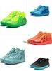 2023MB.01 chaussuresMB.02 SLIME Hommes Basketball Chaussures 2023 Haute Qualité LaMelo Ball MB02 JADE Fluro Vert PES Lime Squeeze Sport Chaussure Trainner Baskets Taille 7-12