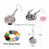 Dangle & Chandelier 20Mm Per Earring Set Aromatherapy Locket Essential Oil Diffuser Jewelry Best Friends Pendant Diy Drop De Dhgarden Dhs0K