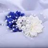 Flores decorativas Moda Moda Bride Wrist Flor Groom Pin Corsage