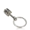 New Car Engine Piston Style Keychain Key Ring Creative Metal Piston Model Keyring Keyfob Key Pendant KeyChain decor Car Accessories