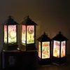 참신 품목 2023 이슬람 무슬림 라마단 장식 용품 LED 바람 랜턴 펜던트 Eid Mubarak Light Ornament Ramadan Decoration for Home Z0411