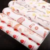 Backformen Werkzeuge 20 Stück Ölfestes Papier Lebensmittelverpackung Brot Sandwich Burger Pommes Einwickeln Backen Schnelles Ölpapier