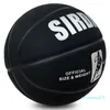 Bollar Mjuk Microfiber Basketball 243 7 Slitbeständig Anti-Slip Anti-Friction Utomhus Inomhus Professionell Basketboll 230408