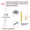 Airbrush Tattoo Supplies Airbrush Dual Action Gravity Feed 0.3mm Nozzle Spray Gun RedGold Cake Decorating Brushes For Nail Manicure With Wrench Straw 230411