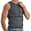 Heren lichaamsvormen cxzd mannen lichaamsvormers tailletrainer sauna vest buik slanke zweetvest vette shapewear tanktops fitness riem 230410