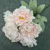 Decorative Flowers Artificial Plants Wedding Arch Flower Climbing Rattan Double Peony Home Garden Decorate