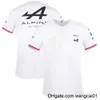 T-shirts pour hommes Espagne Alonso Alpine F1 T-shirt 2021 Summer Men_s 3D Racing Shirt Breathab Short Seve Fashion Fre 4113