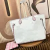 Designer Bag Women Shopping Luxury Handväska axelväskor Hantera Handmode Totes Lash Package 2st/Set Woman Purse Letter Praktisk koppling Plånbok