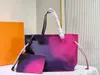 2023 Nowy styl designerski torba TOTE Bag Fashion NF Kolorowe torebki z portfelem z portfelem dla kobiet skórzana torba na ramię Crossbody Pakiet