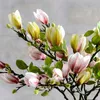 Decoratieve bloemen Prachtige kunstmatige bloemtafel middelpunt Lange Service Life Magnolia Branch