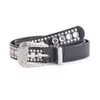 Hot Sale Colorful Pin Buckle Belt Punk Style Rhinestone Bling Crystal Diamond Belt For Women Men