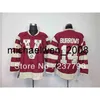 KOB WENG 2014 Heritage Classic Jersey Winter 100th Anniversary #14 Alex Burrows Red Ice Hockey Jerseys Melhor qualidade