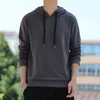 Sweats à capuche pour hommes printemps et automne jeunesse polyvalent mode haut de sport Version coréenne belle tendance ample à capuche t-shirt style décontracté mâle