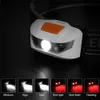 Hoofdlampen Mini Koplamp AAA Batterij Aangedreven Red Light Flash White Headlamp XBD LED Hoofd Licht Licht Lantaarn voor nachtvissen P230411