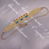 Strang Rice Ball Armband Handgewebt Mode Vielseitig Farbverlauf Liebe Einfachheit Böhmen Einstellbar Unisex Perlen