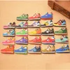 22 Colors Mix Gradient Ramp Nb Shoe Keychains Coral Reef 2D Pvc Sports Shoes Keychain For Mens Boy Car Keyring Decoration Drop Deliver Dh67Y