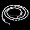 Brillenkettingen Mode Witte Parel Kralen Brillen Leesbril Zonnebrillenketting Antislip Lanyard Koordhouder Touw Voor Dhgarden Dhmoi