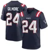 Maglia da calcio New''Englands''Patriots''custom 27 Myles Bryant 84 Kendrick Bourne 2 Jalen Mills 15 Nelson Agholor 32 Devin McCourty Mac 10 Jones 12 Tom Brady 6 Gonzalez