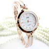 Montres-bracelets JW or Rose montre à Quartz femmes horloge Bracelet en acier inoxydable montres dames robe cristal Relogio