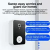 Doorbells Intelligent Wifi Night Vision Low-Power Vga Visual Doorbell App Remote Language Intercom Mobile Push Notifications YQ231111