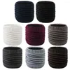 Scarves Keep Warm Face Cover Fashion Solid Color Fleece Knitted Half Mask Ski Tube Scarf Outdoor