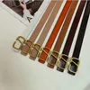 Classic solid color Gold letter womens belts for women designers Luxury designer belt Vintage Pin needle Buckle Beltss 7 colors Width 3 cm size 95-115 Casual