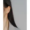 Boucles d'oreilles créoles petit et luxueux design minimaliste polyvalent géométrique carré argent 925 femme