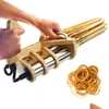 Gbandgun rubberen band pistool speelgoedpistool voor jongens 156 opeenvolgende Ss Wood Gatling Hine Indoor Outdoor Games en alsof Drop Delivery Dhzmb